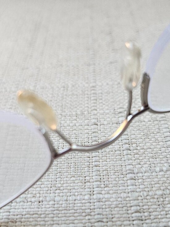 Carrera Glasses Frame Silver Tone Half Rim Wired Eyeglasses Frame Made in Italy main image 12